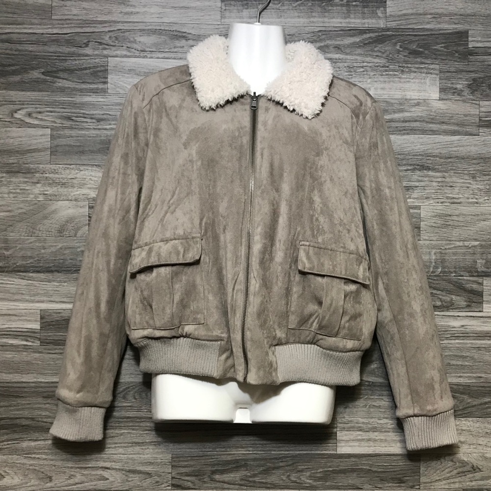 Cupcakes And Cashmere Ira Reversible Bomber Jacket